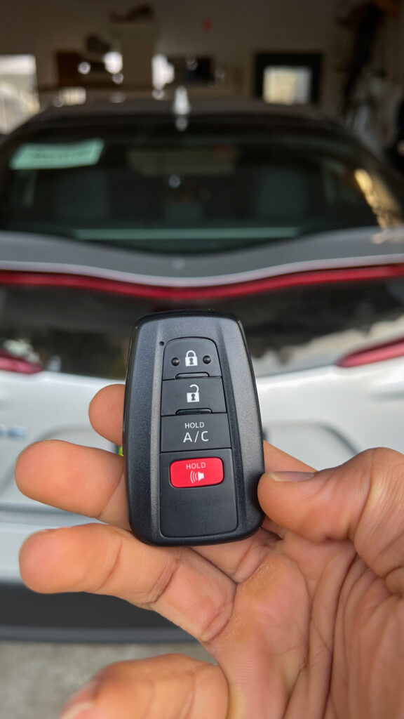 SeaTac Locksmith. A fob for Toyota Prius Prime 2021